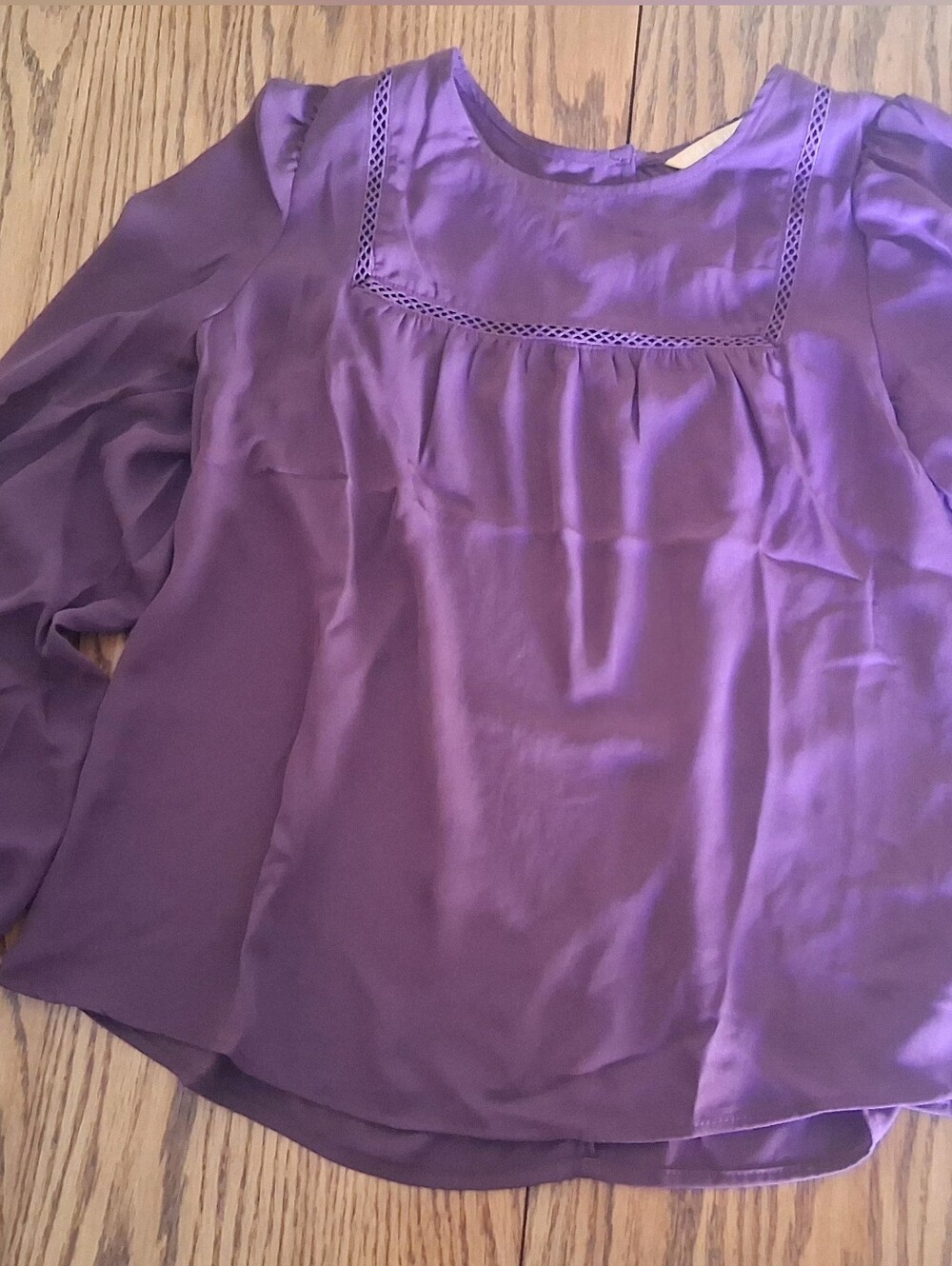 NWT PETITE ladies Purple Top By HOPE & HARLOW. SZ PS, MSRP $48
